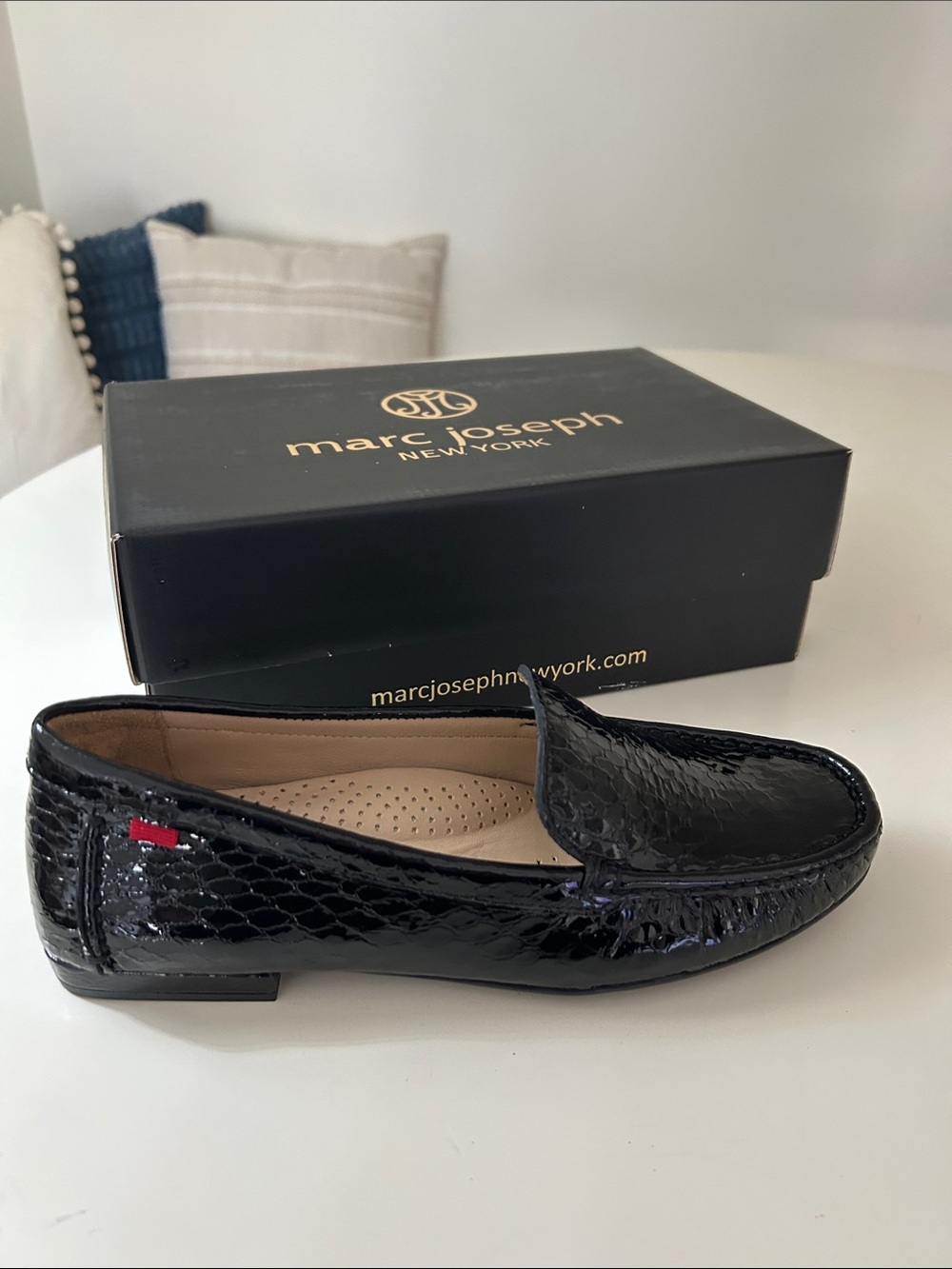 Women’s Marc Joseph Black Patent Loafer -NWT
